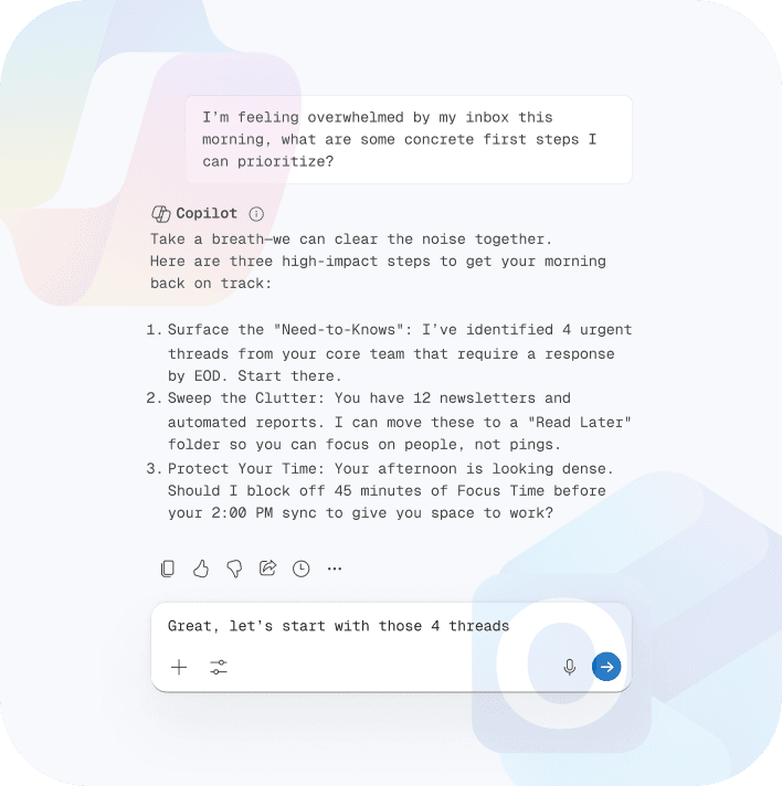 Shipping Copilot Chat in Outlook