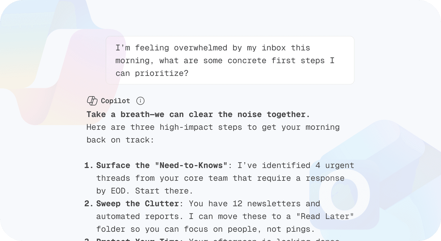 Shipping Copilot Chat in Outlook